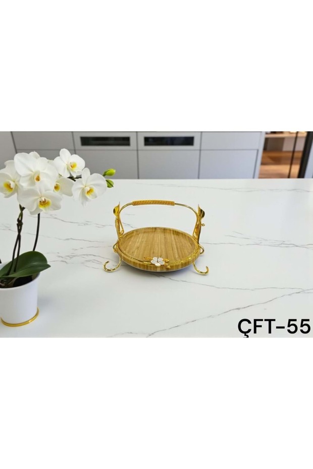 كوناك شوبينج CFT.55 - حامل عرض من الخيزران بمقبض