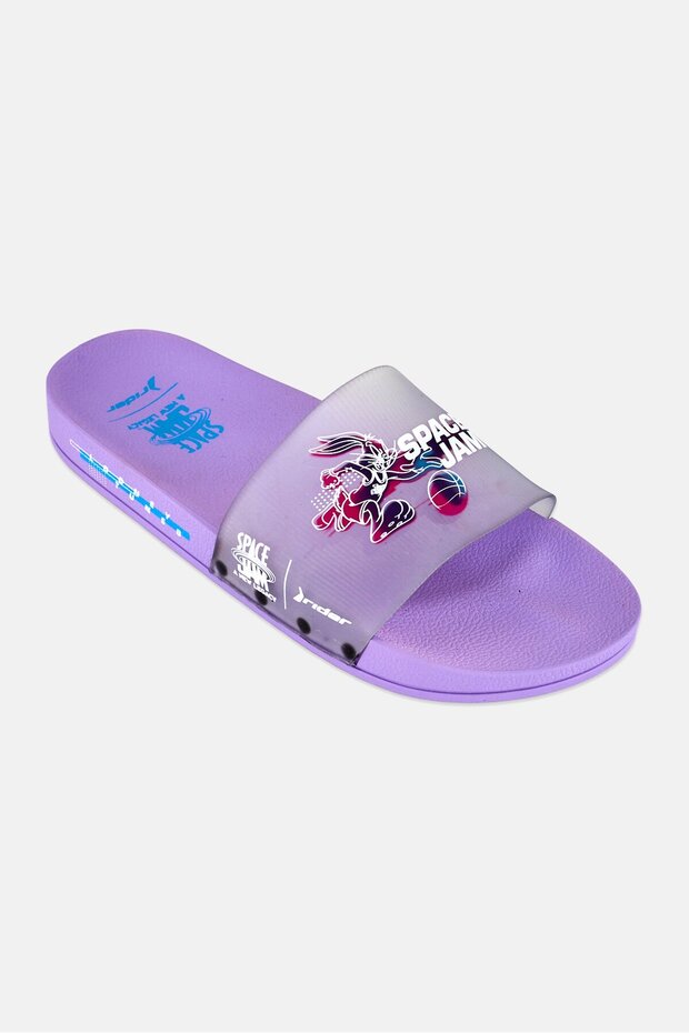 Men 86 Space Jam Slip On Slides, Lilac