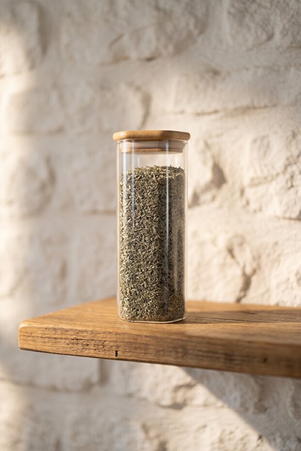 برطمان زجاجي من PureWood - 20 سم