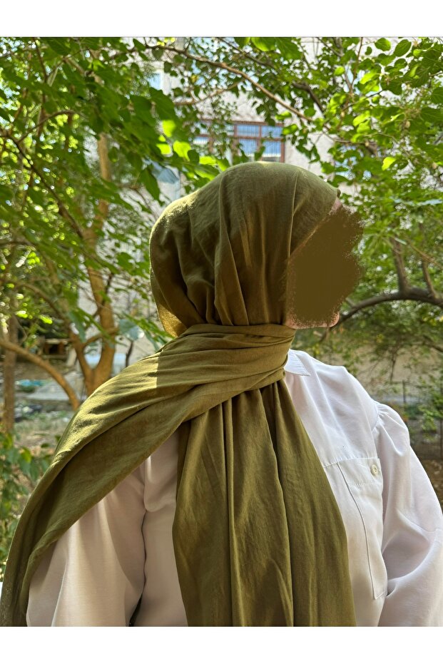 شال قطني للحجاب من نوع كراش تشال جرامين