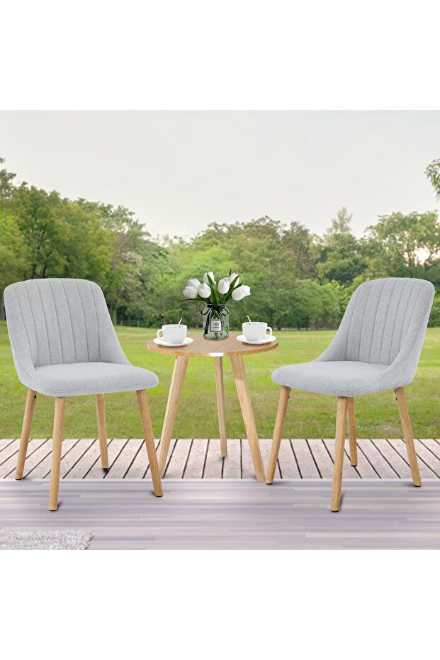 Dining Chairs Set of 2 - Modern Upholstered Kitchen Chairs