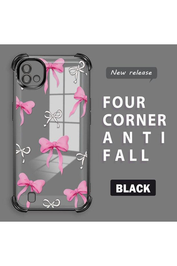 Realme C11 2021 Compatible Transparent Back Four Corners Reinforced Impact Protection Silicone Case