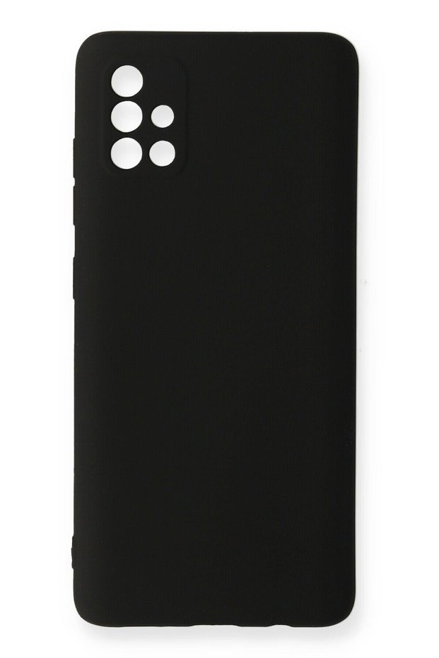Compatible Case for Samsung Galaxy A51 Yumauask Colorful Flexible Premium Rubber Silicone - Black