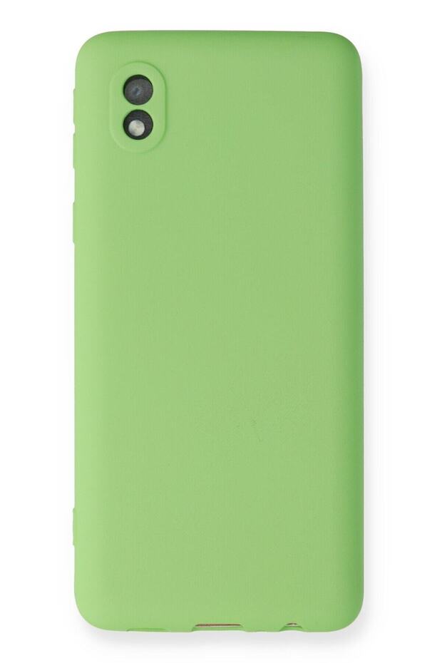 Compatible Case for Samsung Galaxy A01 Core Yumuaşk Colorful Flexible Premium Rubber Silicone - Green