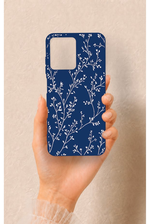 Casper Via M40 Compatible Thin Leaf Branch Patterned Silicone Case