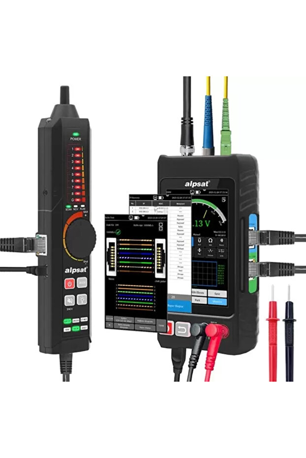 Alpsat As328 Rj45 - اختبار كابل الألياف البصرية متعدد الوظائف