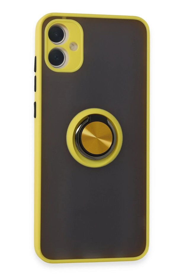 Aconcept Galaxy A05 Case Montreal Ringed Silicone Cover (142638) - Yellow
