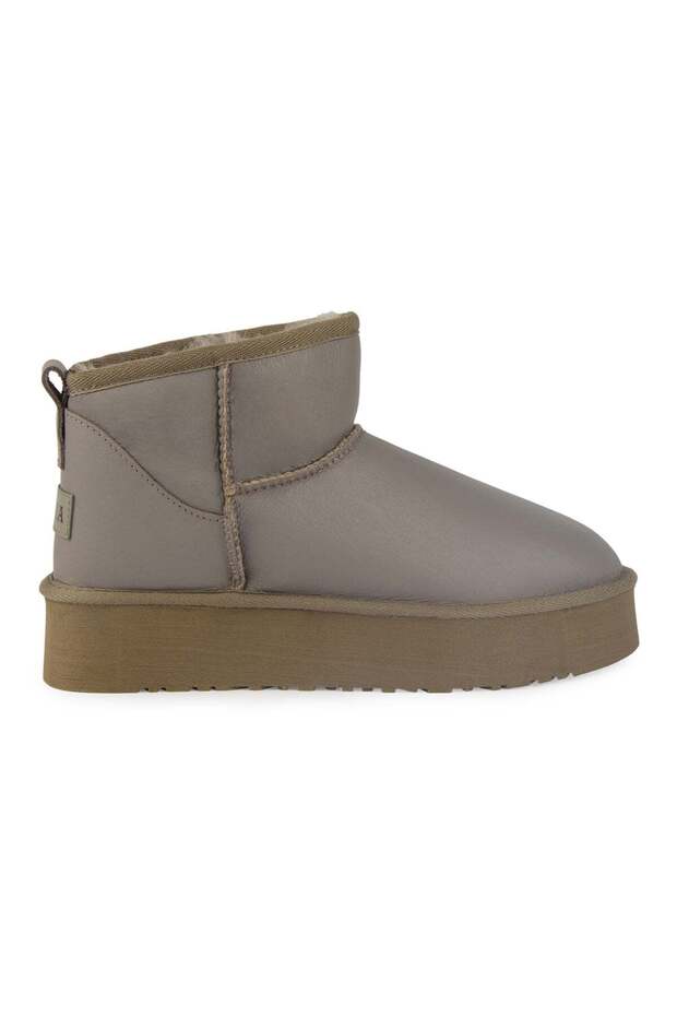High Sole Leather Boots 191303