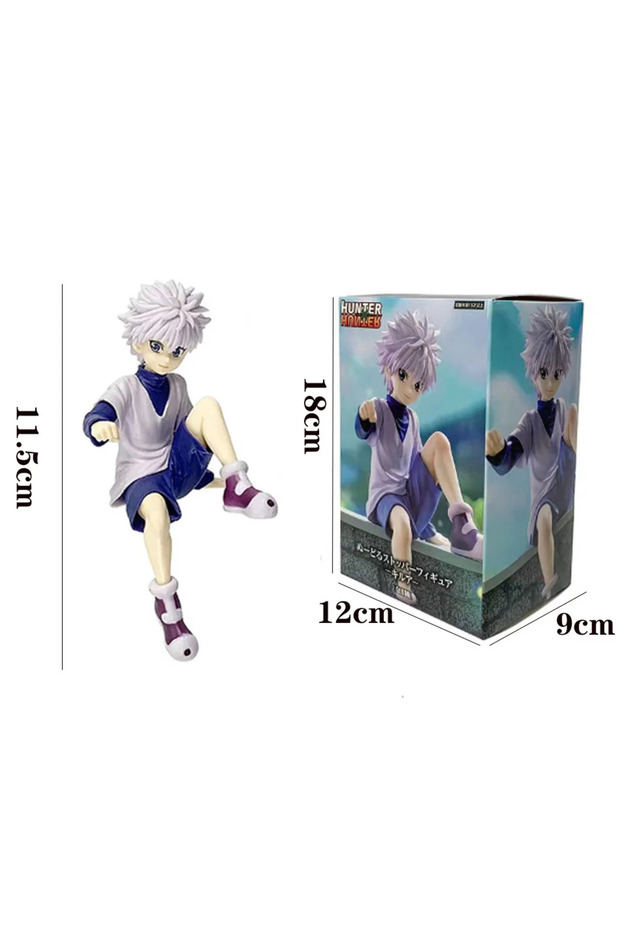 With box 11.5-14cm Hunter×Hunter Anime Figure Kurapika Action Figure Chrollo Illumi Hisoka Figurine