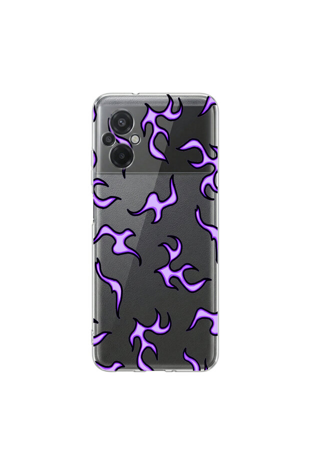 Poco M5 Compatible Wallpaper 3 Design Transparent Case