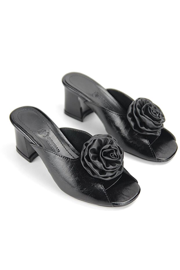Rosette women's high heeled shoes
