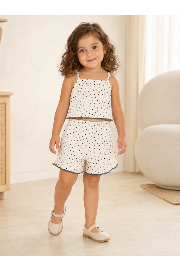 Baby Girl & Child Crop Top and Shorts Set