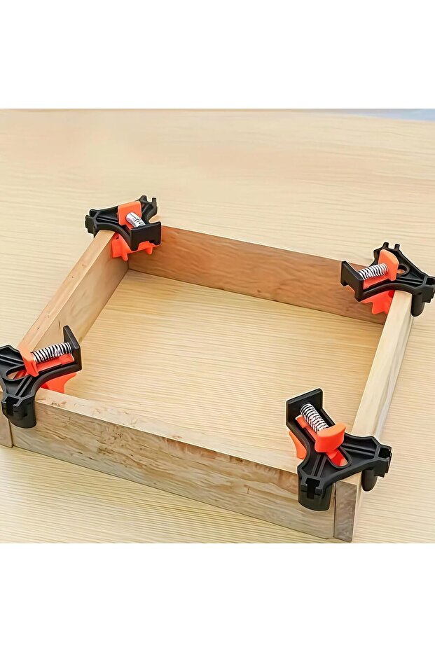 12-Piece Woodworking Right Angle Clamp 90-Degree Quick Fixing Tool