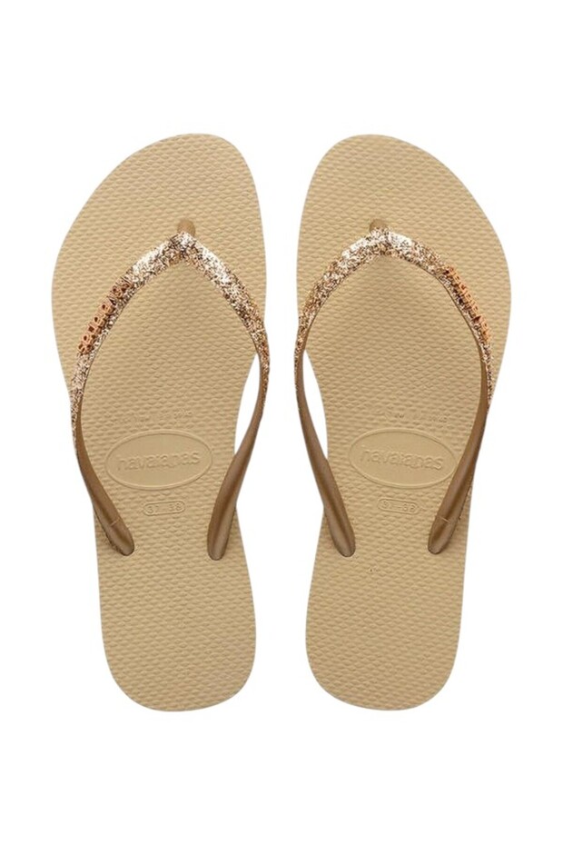 Slim Glitter 2 Women's Yellow Slippers - 4146975