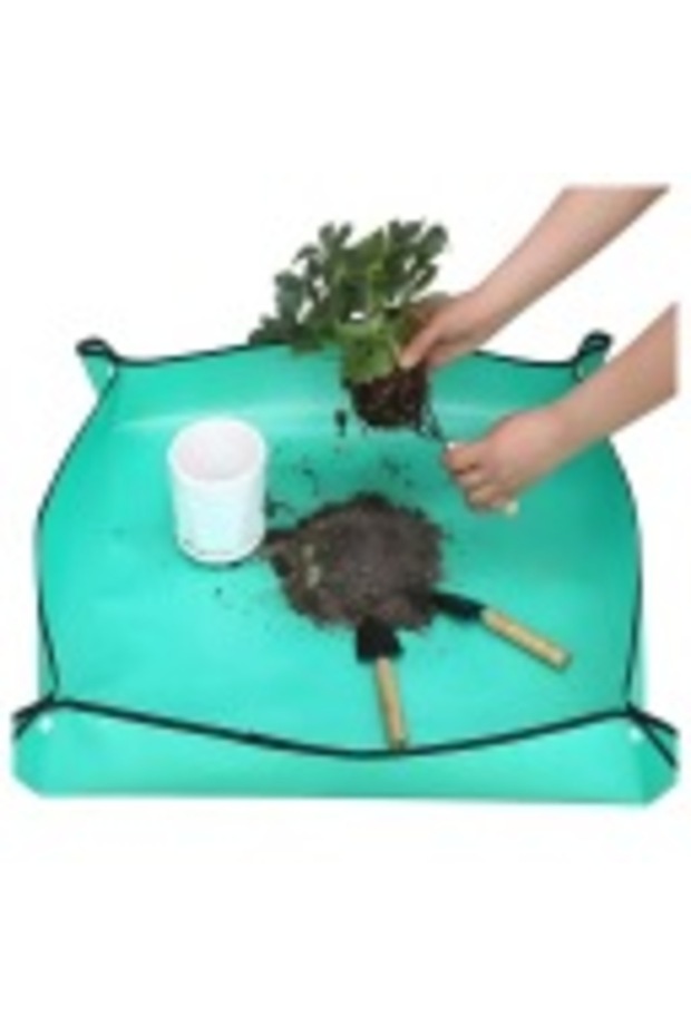 Waterproof plant transplanting mat 66x66 cm