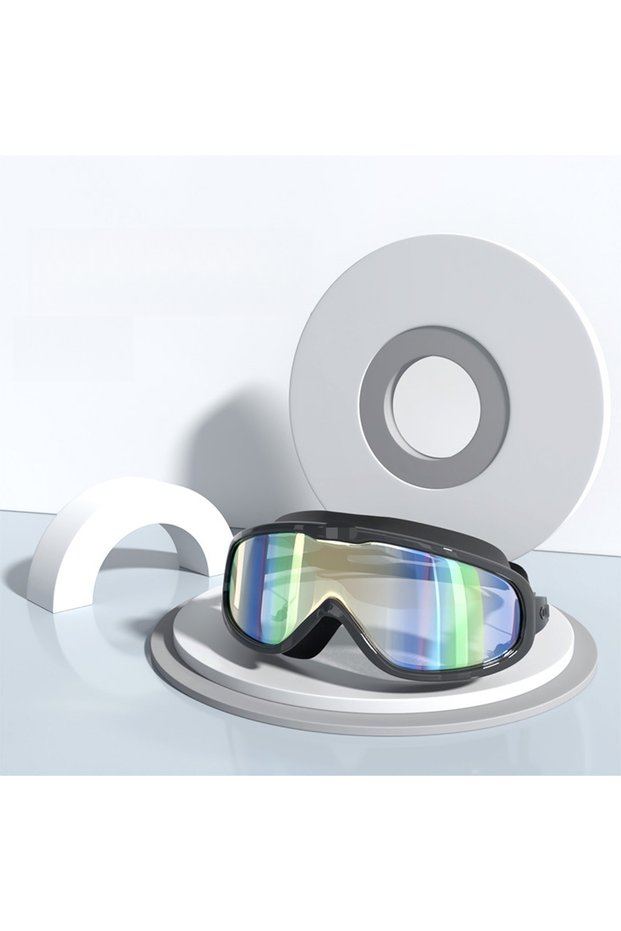 Swimming goggles, pool goggles, swimming safety goggles, diving mask, protective goggles, swimming mask, for diving, snorkeling, and swimming, black