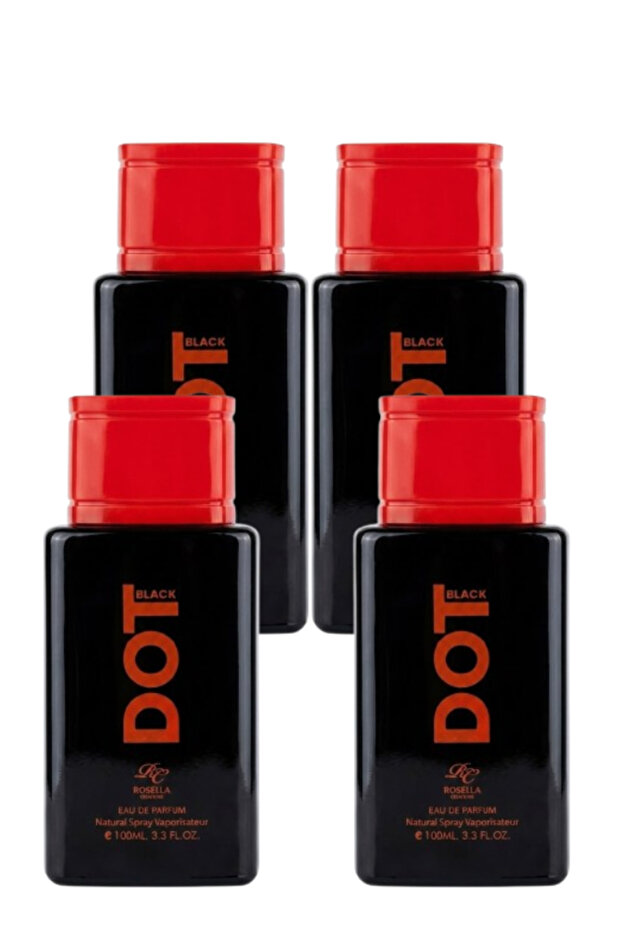 4 قطع عطر دوت بلاك 100 مل