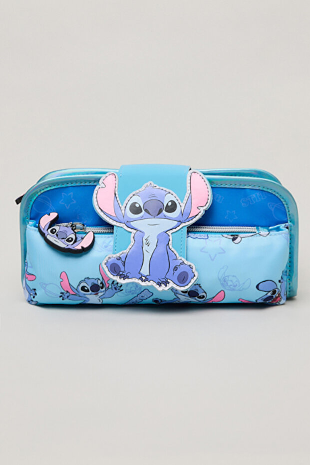 Stitch-Man Print Pencil Pouch
