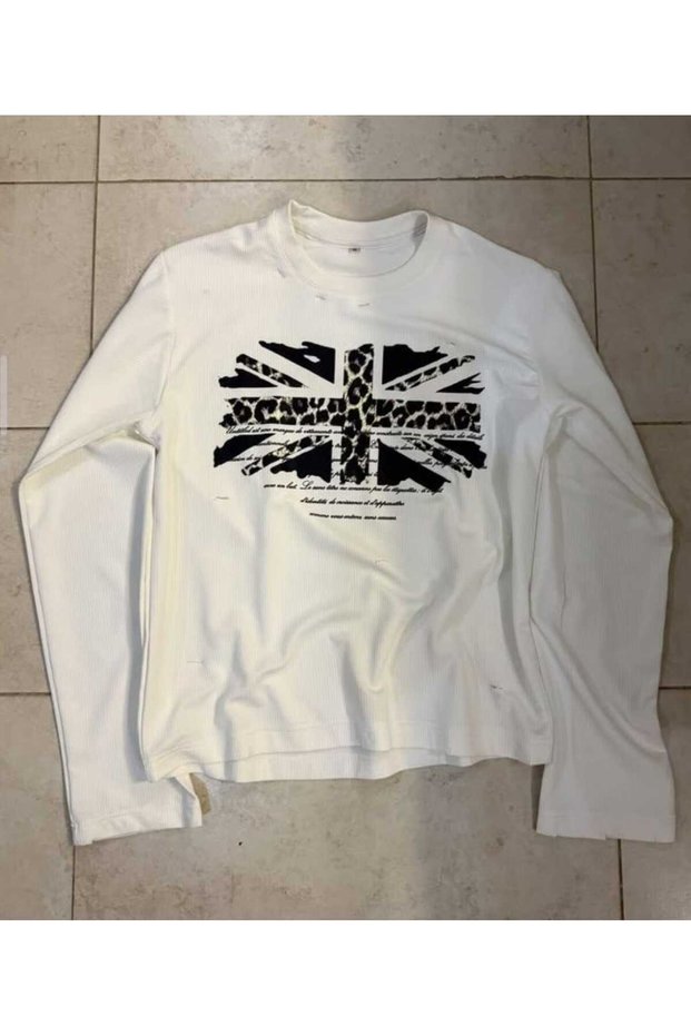 Long Sleeve Englisman Tee Trend Long-Sleeved T-Shirt