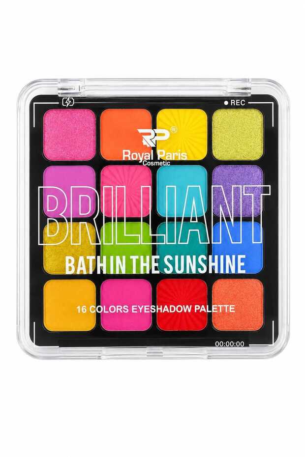 16Pcs Eyeshadow Palette Highly Pigmented Lasting Matte Pearlescent Shimmer Eye Makeup Touch