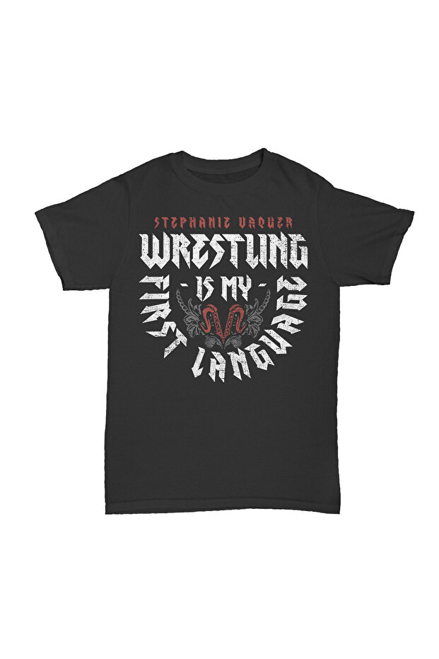 Stephanie Vaquer Printed Black Cotton T-Shirt