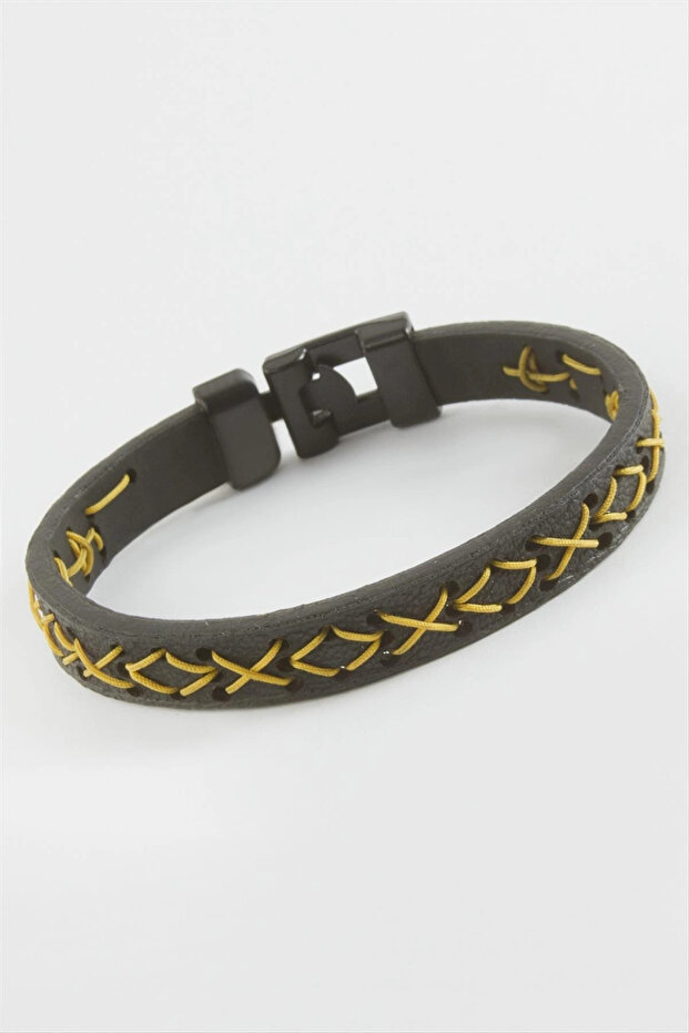 Drawstring Quality Faux Leather Bracelet