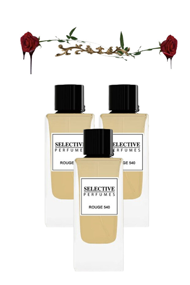 3 قطع من عطر روج 540 سعة 85 مل