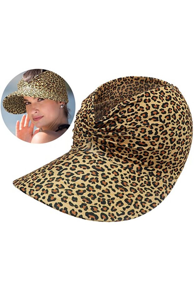 Women's wide-brim sun hat UPF50+ foldable quick-dry beach/golf/run color10.