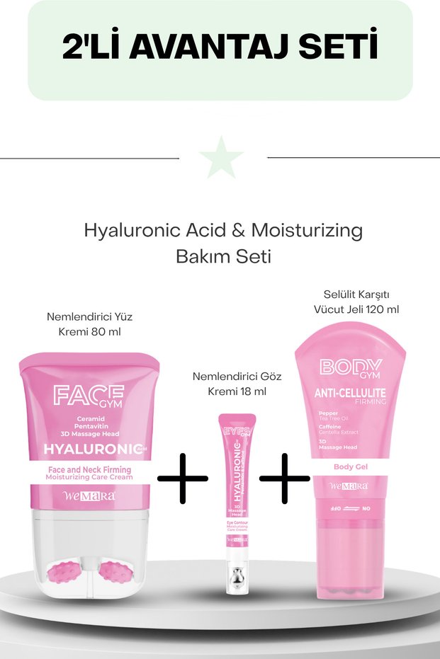 Hyaluronic Acid & Moisturizing Care Set