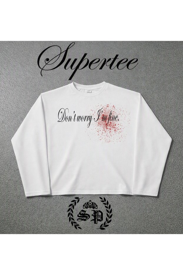 Long Sleeve Series Vintage Y2K Long Sleeve T-Shirt Long Sleeve Harujuka Supertee Design