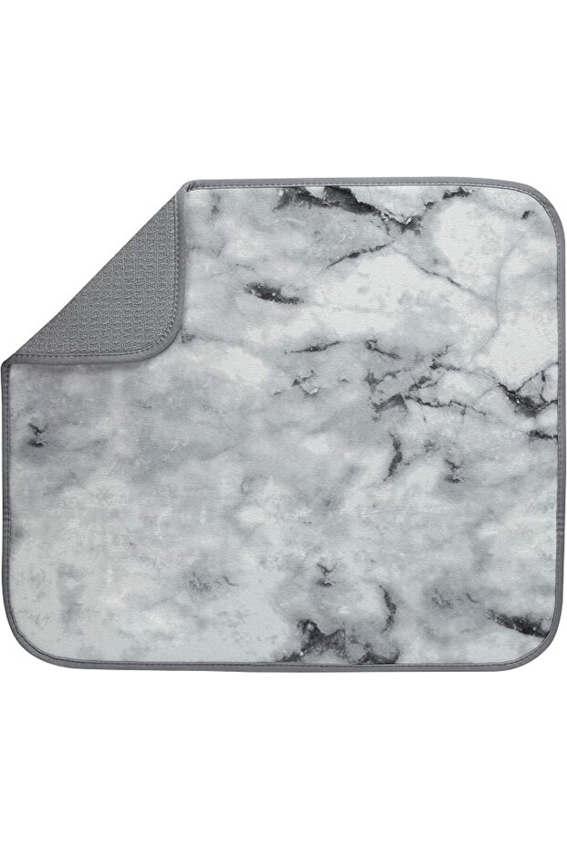 Dish Drying Mat, Highly Absorbent Microfiber Kitchen Counter Mat, Dish Drying Pad for Dishe