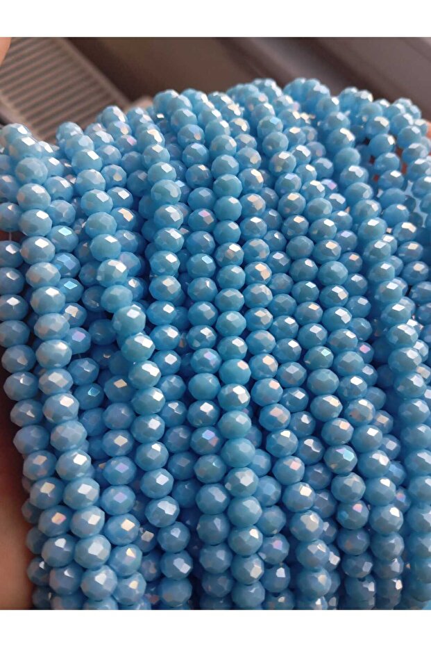 6 mm Flatback Crystal Glass Beads 10 Strands