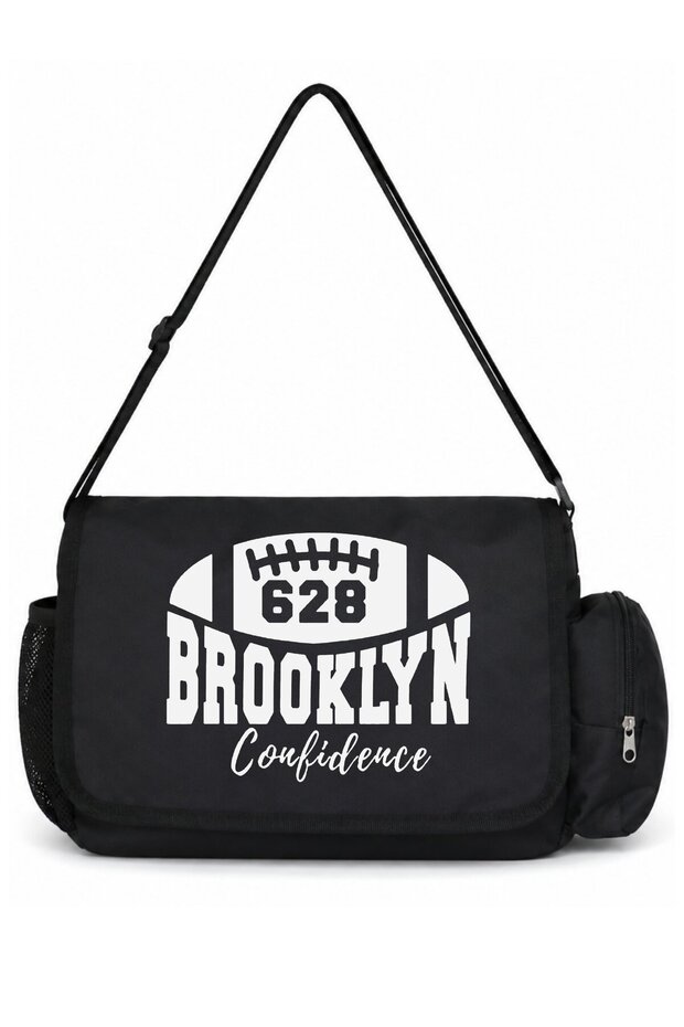 Brooklyn 628 Printed Unisex School, Sports, Office Multi-Purpose Messenger Bag