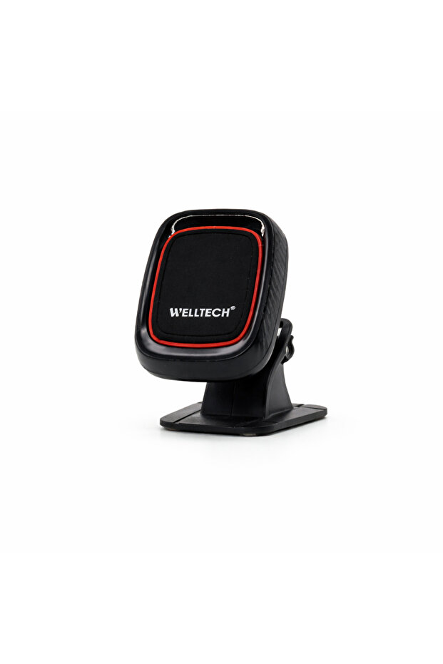 WELLTECH W6150 Magnetic Car Phone Holder, Strong Magnetic Dashboard Mount with 360° Rotation, Universal Smartphone Holder for iPhone, Samsung, Android, Huawei & Xiaomi