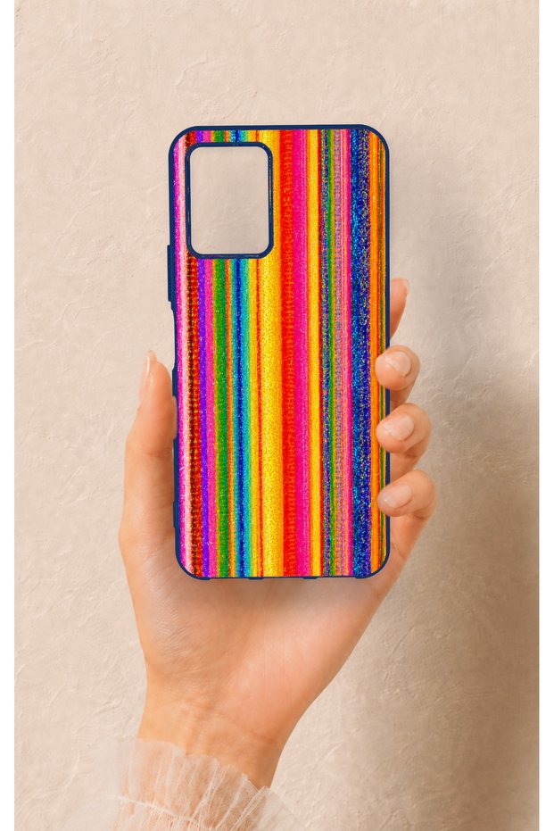 Vivo Y21S Compatible Colorful Patterned Silicone Case