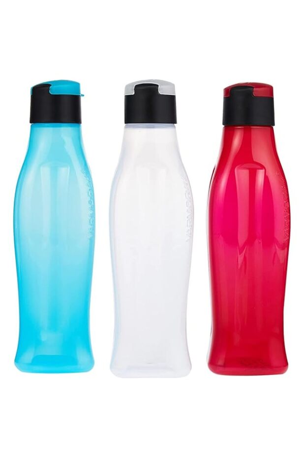 Varmora Aqua Rio Bottle 750 ml (Set of 3) Assorted
