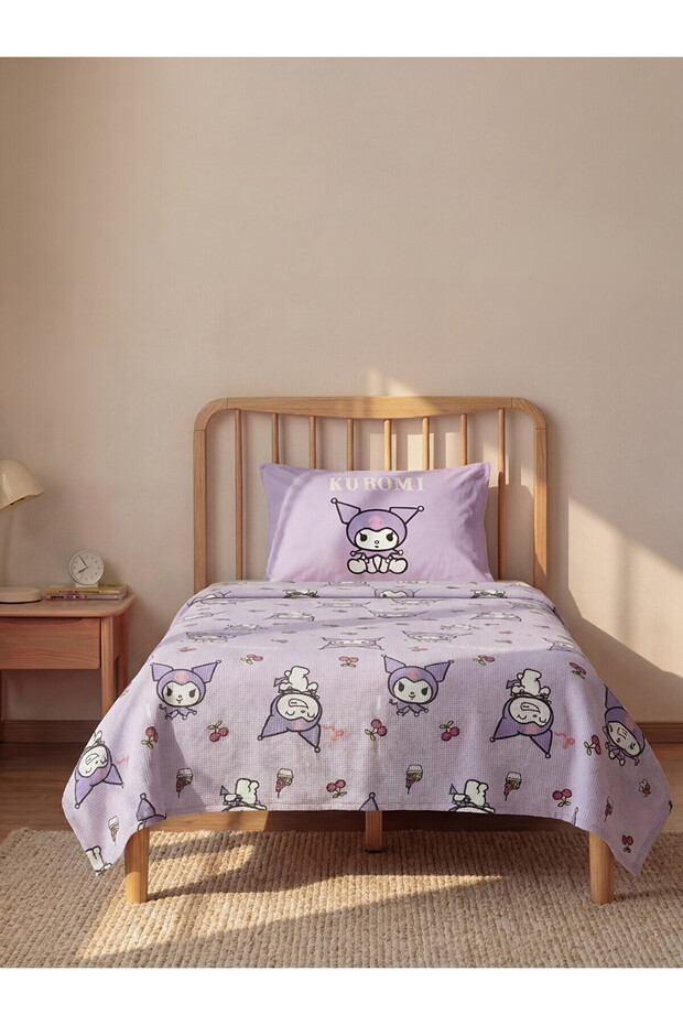 Nevavm Kuromi Printed Single Girl's Pique Set with a Difference