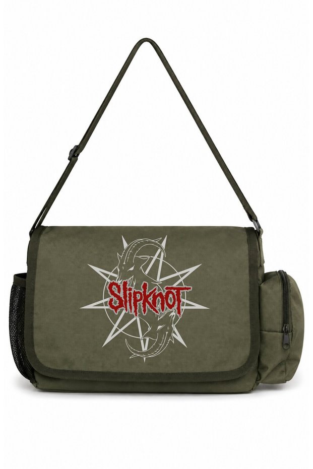 Slipknot Rock Metal Music Band Printed Unisex School, Sports, Office Multi-Purpose Messenger Bag