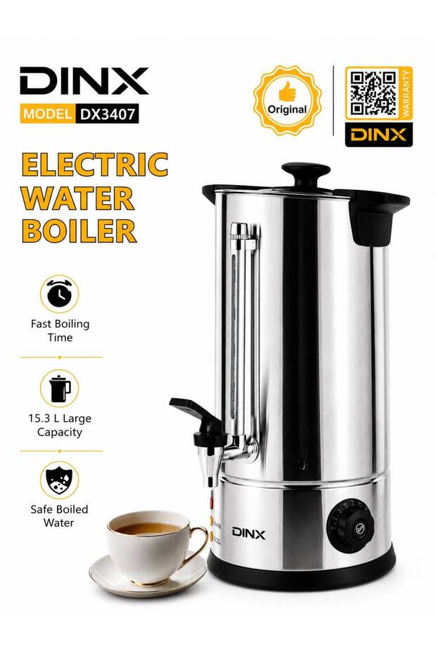 DENX غلاية ماء كهربائية 15.3 لتر DX3407