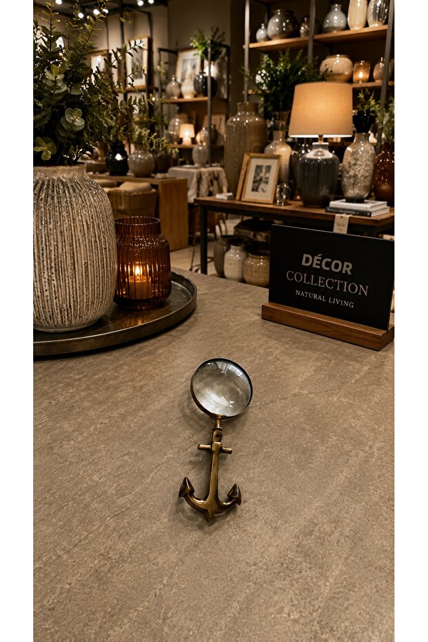 Esterhomedecor Imported Brass Magnifying Glass