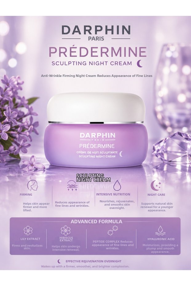 Prédermine Sculpting Anti-Wrinkle Night Cream That Tightens the Skin and Reduces the Appearance of Fine Lines 50ml