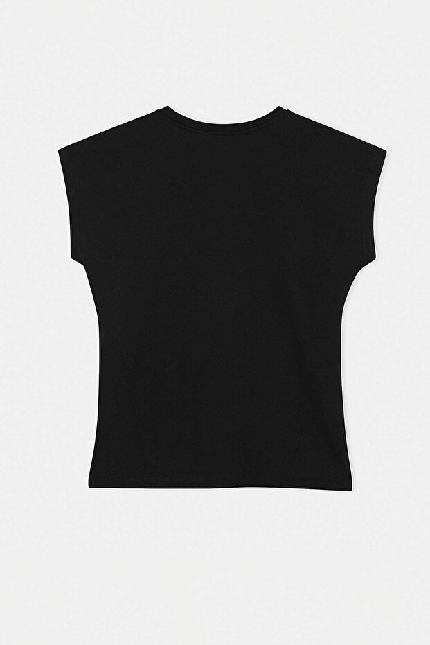 Siyah-Gri 2'li Paket Oversize Fit Basic Büyük Beden T-shirt TBBSS26BF00030 - 15