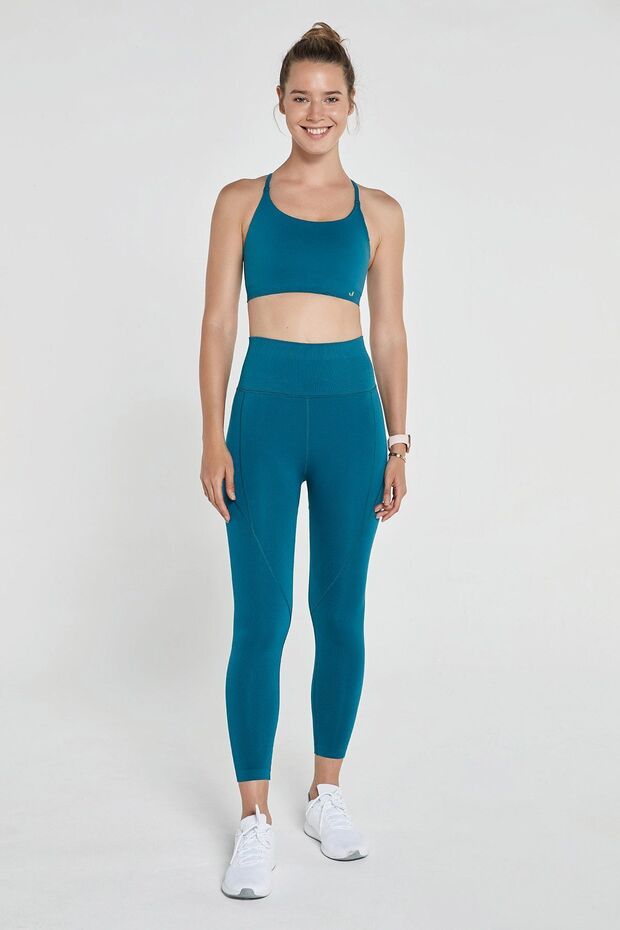 Pine High Waist & Shape Tights Green - 2