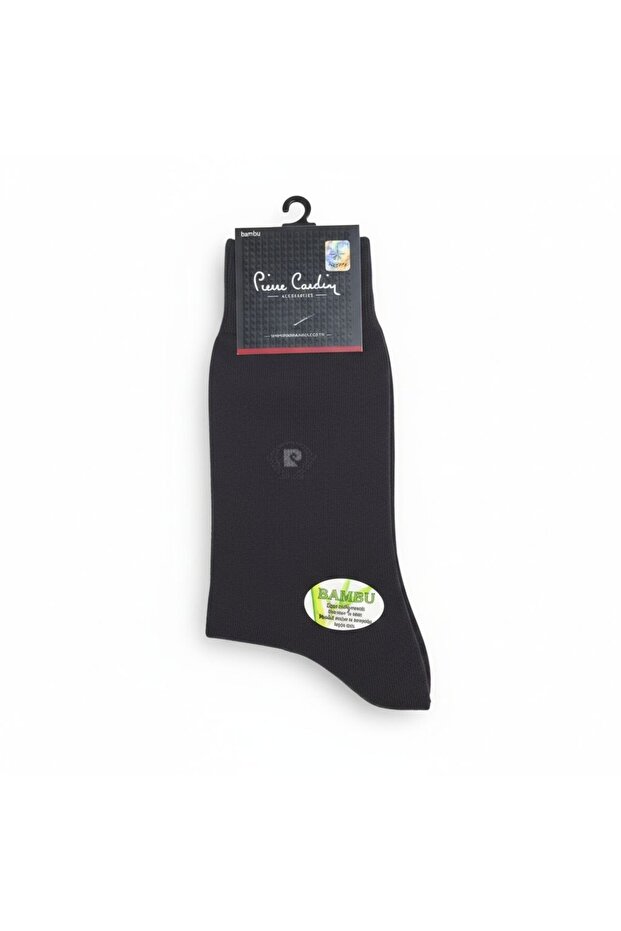 Erkek Antrasit Bambu Çorap - 41-44 (1 Çift) - 1