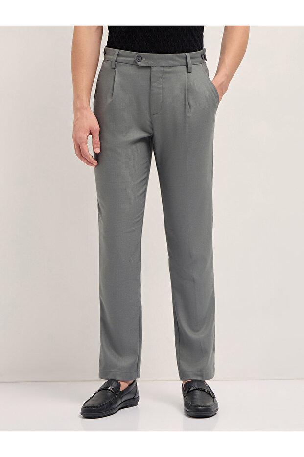 Men's Classic Slim Fit Trousers Comfortable, Stylish & Versatile Pants for Work, Office, Casual Wear