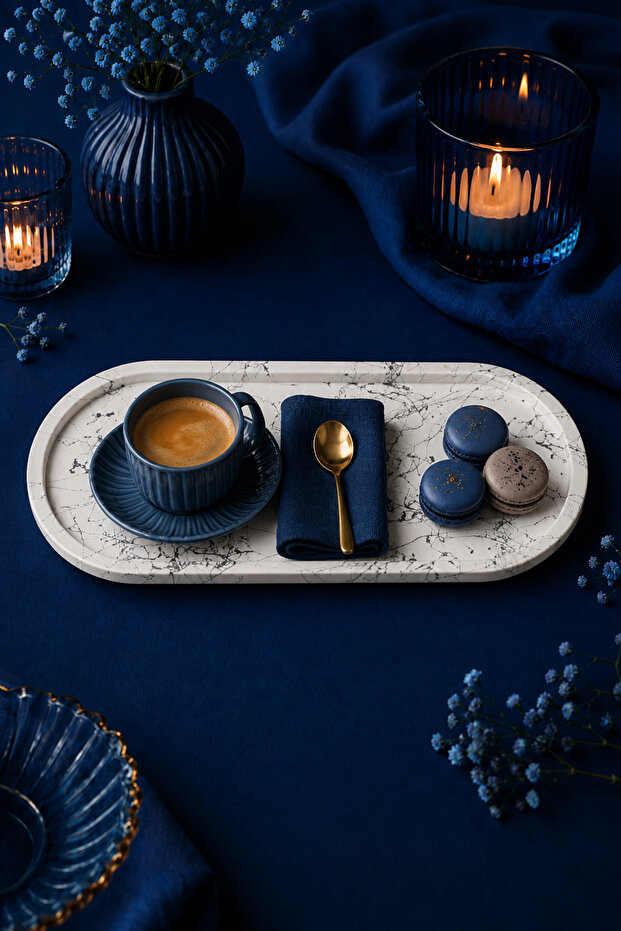 Decorative Oval Presentation Tray Plate Presentation Holder 9X23 cm