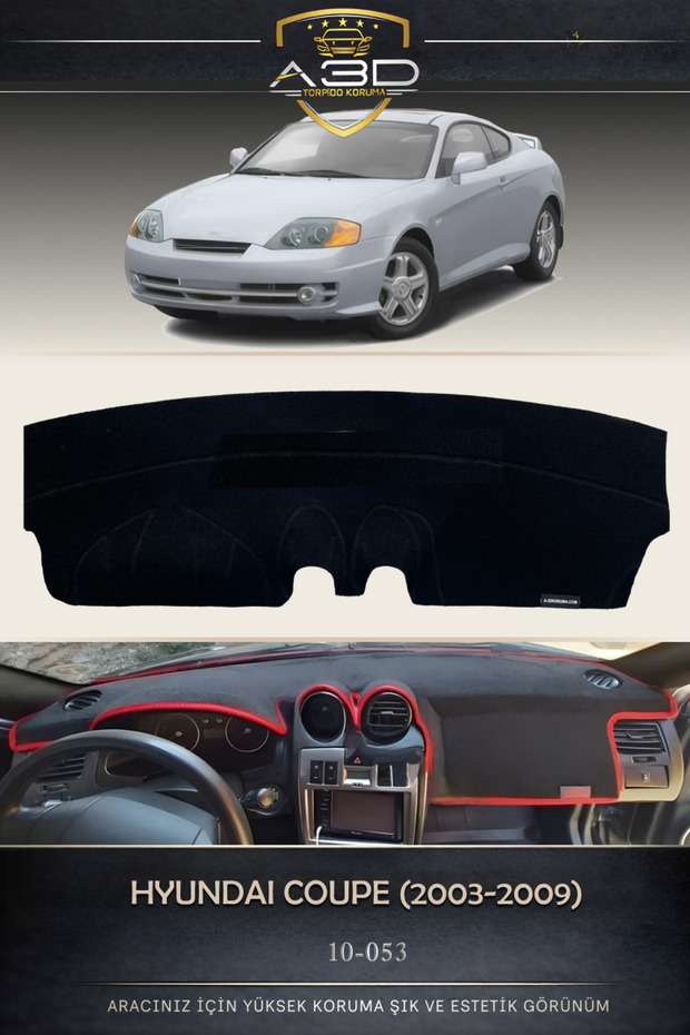 Hyundai Coupe (2003-2009) Dashboard Protection Protective Cover Mat Cover Chest Panel