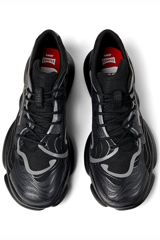 Karst Men's Black Sports Shoes (K 100992 -004)