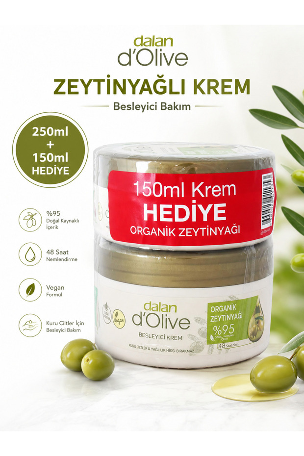 Olive Oil Nourishing Cream 250 ml + 150 ml