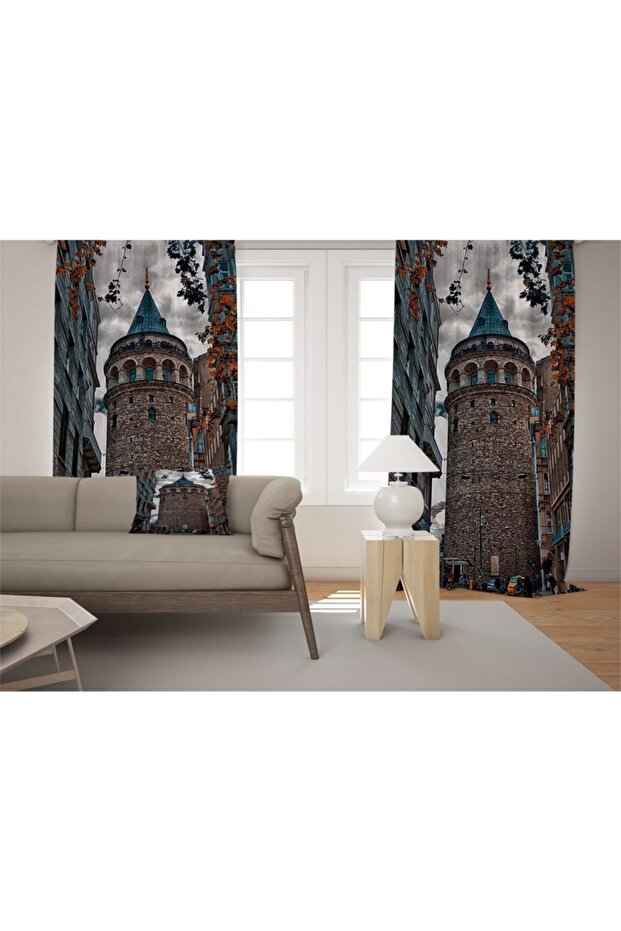 ستارة خلفية لغرفة المعيشة من Evsehome Galata Tower